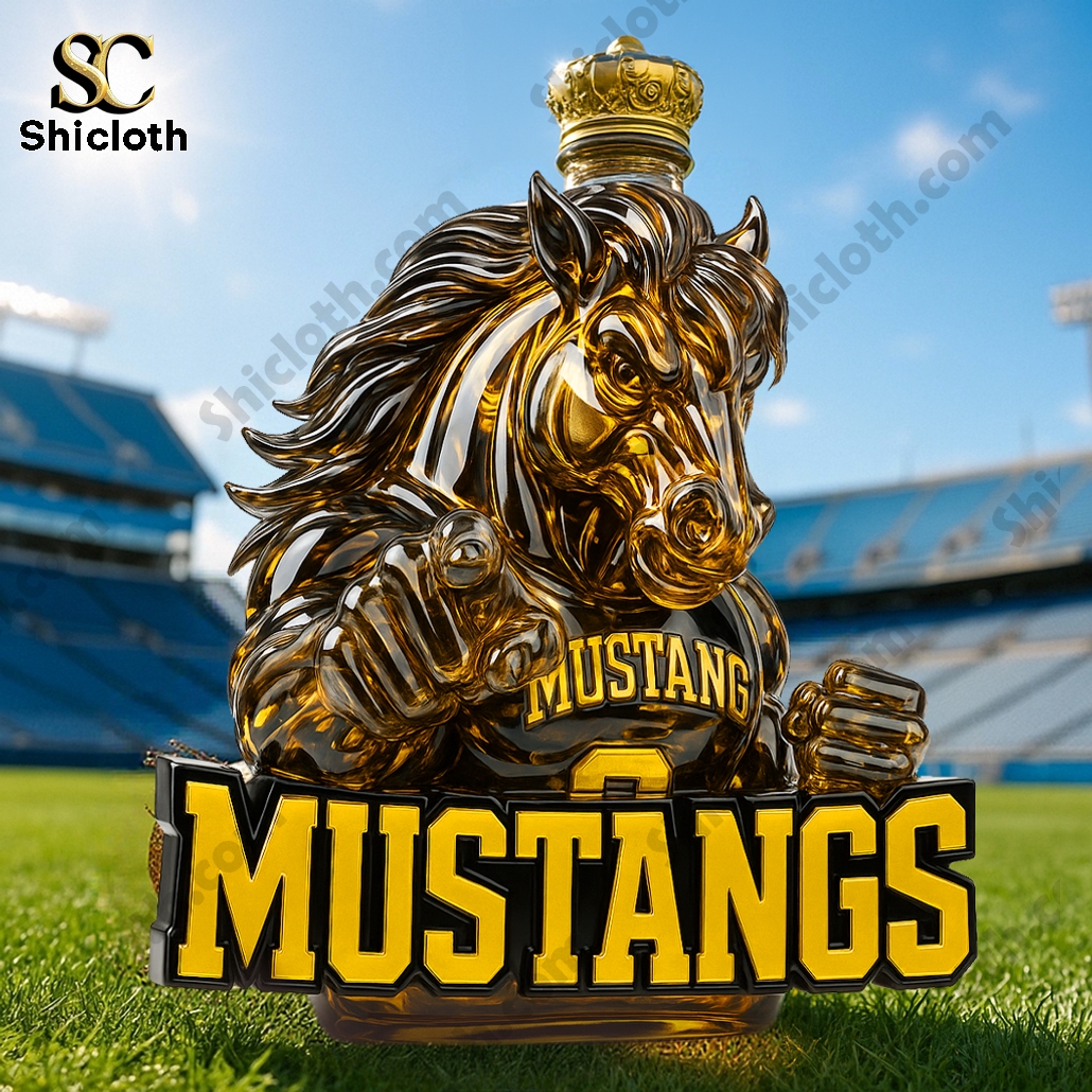 Ford Mustang Horse Limited Edition Whiskey Bottle