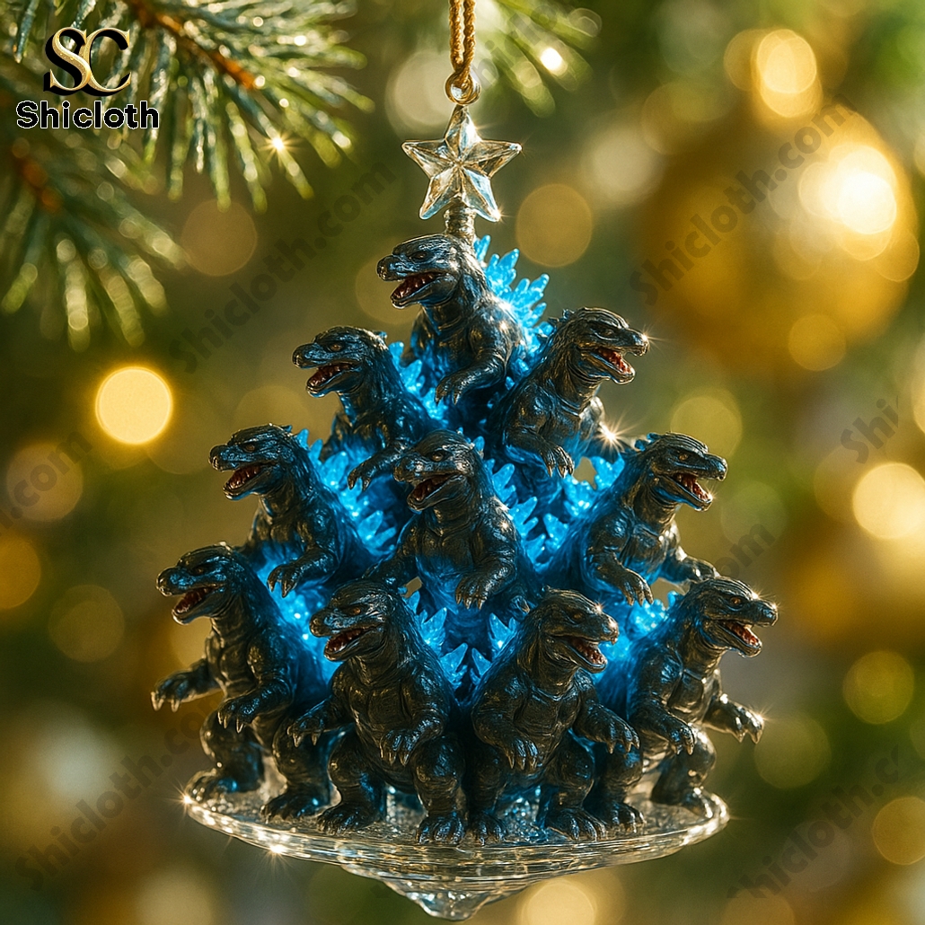Godzilla Christmas Tree Ornament