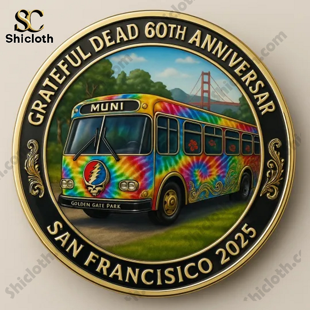 Grateful Dead 60th Anniversary Edition Coin