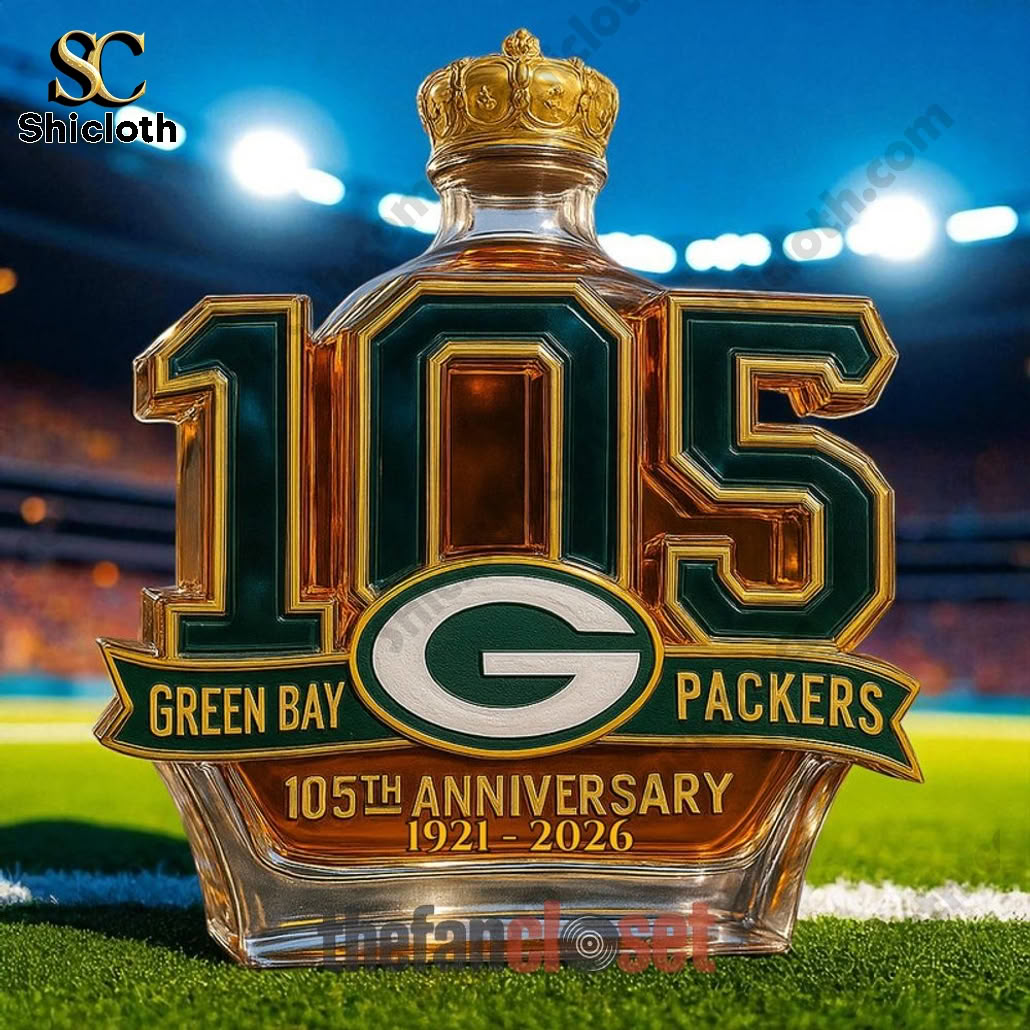Green Bay Packers 105th Anniversary Edition Whiskey Bottle