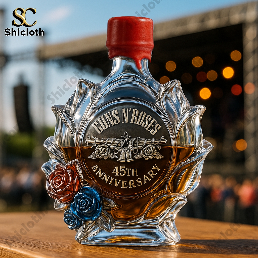 Guns N' Roses 45th Anniversary Commemorative Whiskey Bottle 3 Guns N' Roses 45th Anniversary Commemorative Whiskey Bottle - Image 3