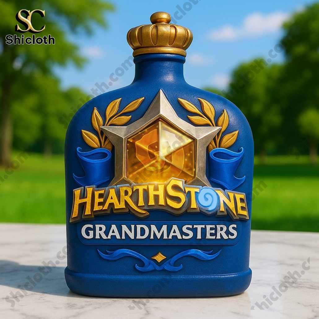Hearthstone Grandmasters Reserve Whiskey Bottle