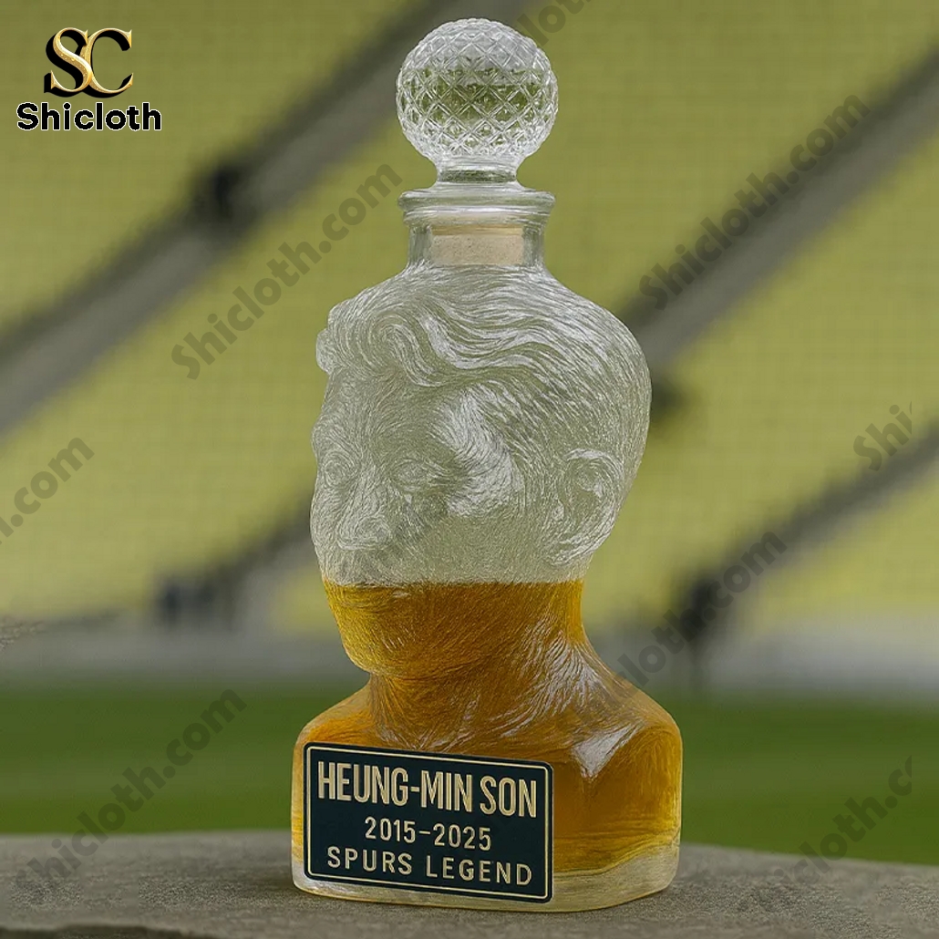 Heung Min Son Farewell Tottenham Hotspur Limited Edition Whiskey Bottle