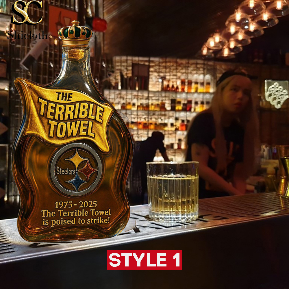 The Terrible Towel 1975 2025 Whiskey Bottle