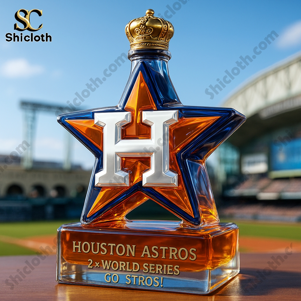 Houston Astros Limited-Edition Whiskey Bottle