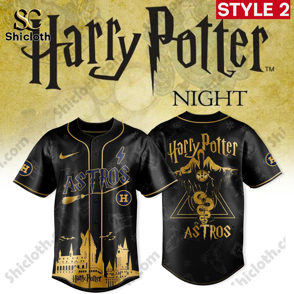 Alternative view of Houston Astros x Harry Potter Limited Edition 2025 Baseball Jersey