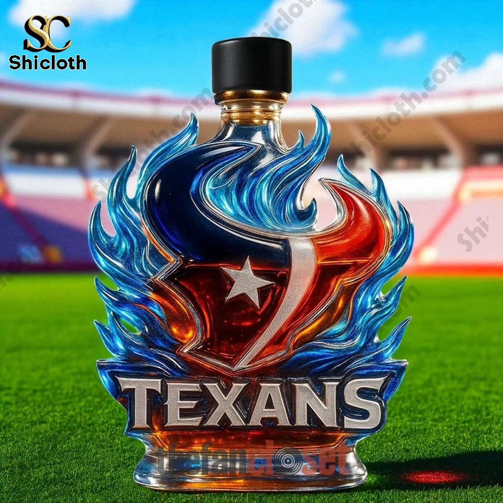 Houston Texans Fire of the Lone Star Whiskey Bottle 5 Houston Texans Fire of the Lone Star Whiskey Bottle - Image 5