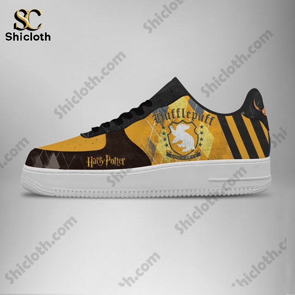 hufflepuff harry potter custom air force 1 shoes 2 KmhKV