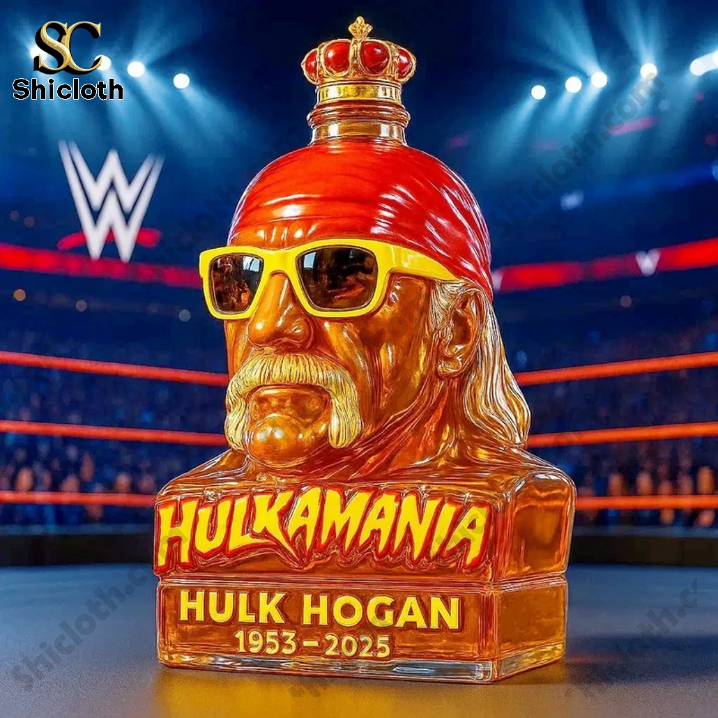 Hulk Hogan Memorial Limited edition Whiskey Bottle