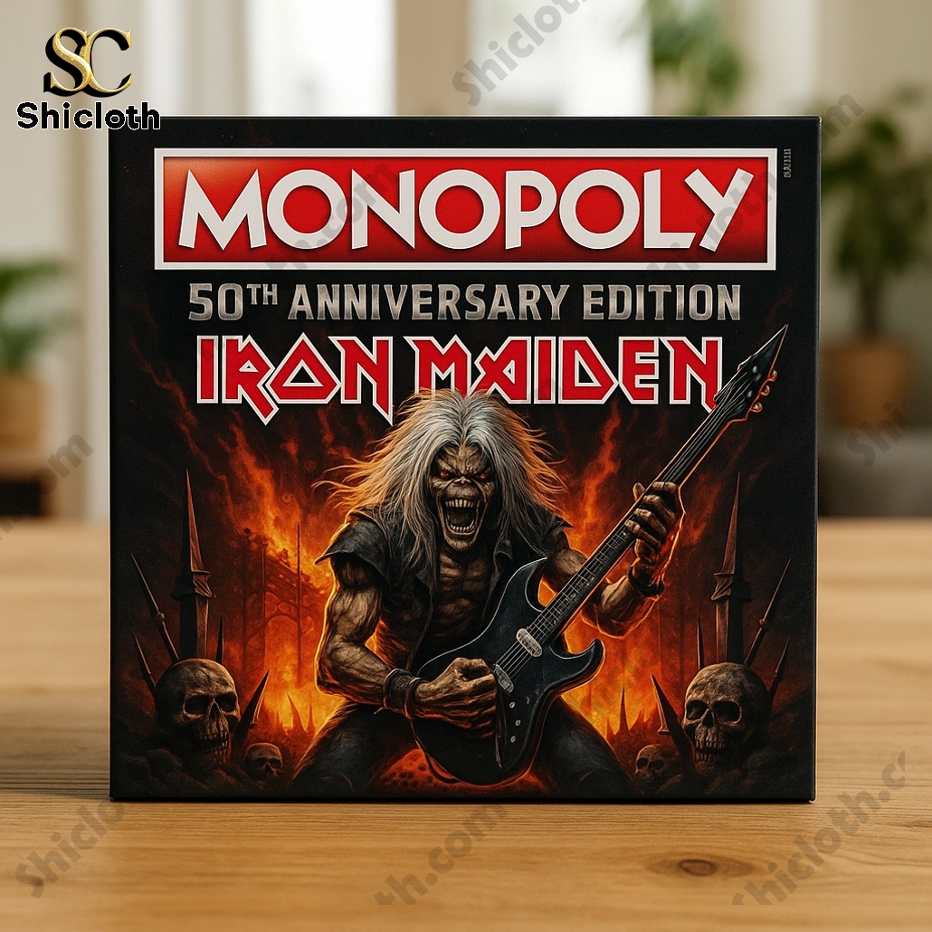 Iron Maiden 50th Anniversary Edition Monopoly Board Game