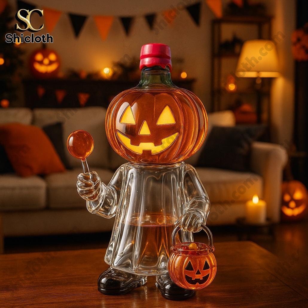 Jack-O’-Lantern Ghost Whiskey Bottle 5 Jack-O’-Lantern Ghost Whiskey Bottle - Image 5