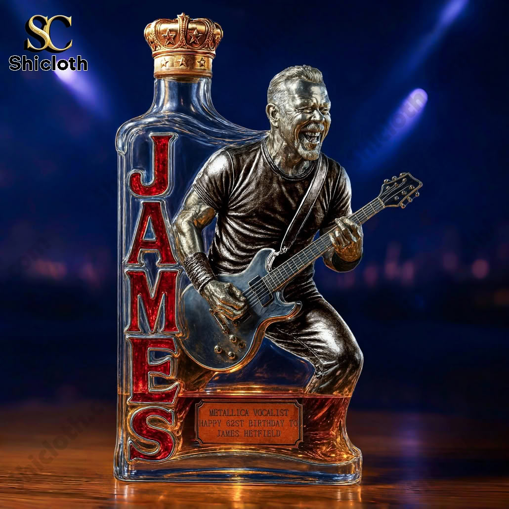 James Hetfield Limited Edition Whiskey Bottle