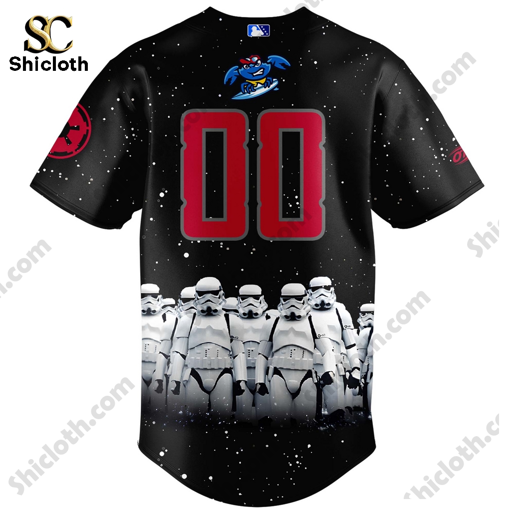 Jersey Shore BlueClaws x Star Wars Night 2025 Custom Baseball Jersey 7 Jersey Shore BlueClaws x Star Wars Night 2025 Custom Baseball Jersey - Image 7