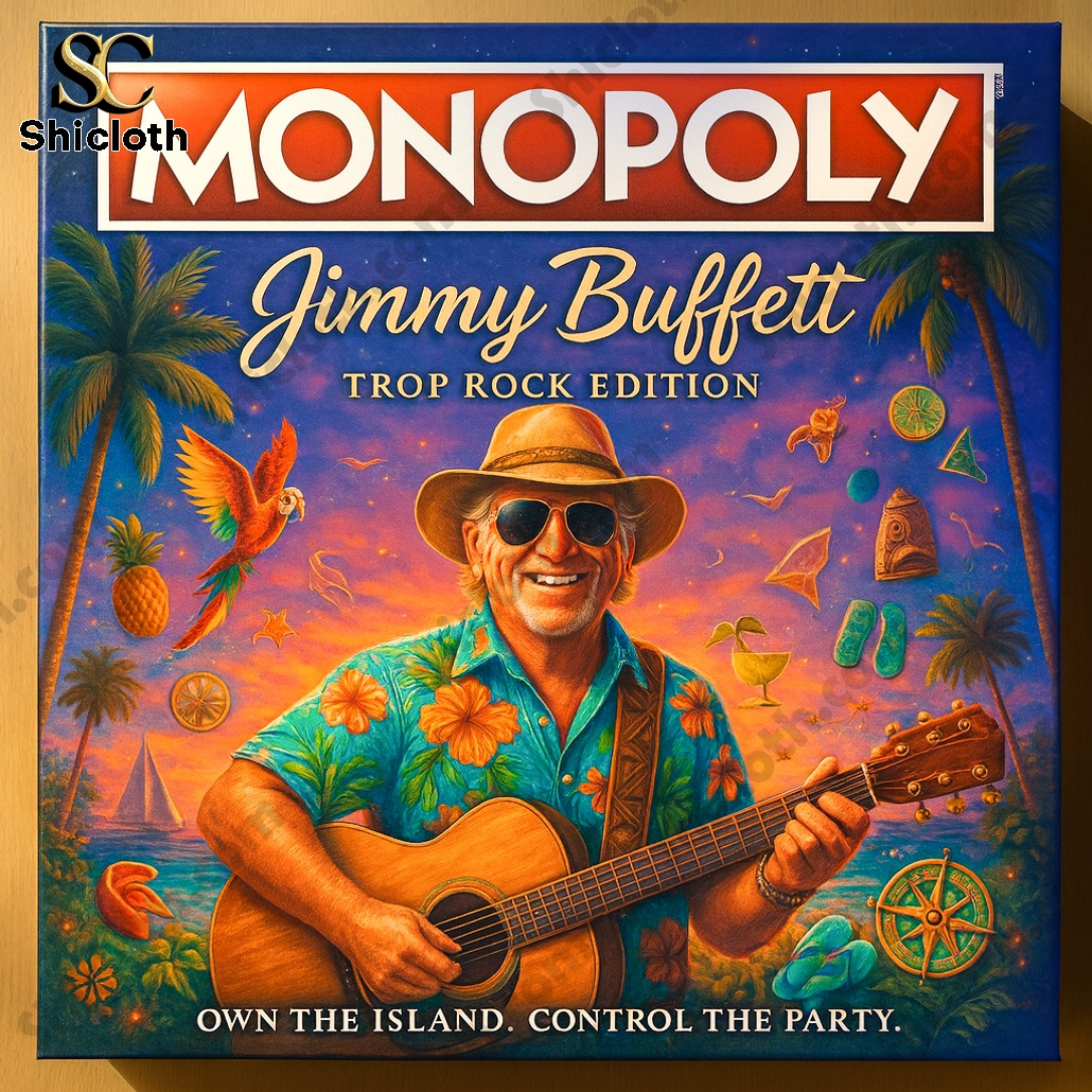 Jimmy Buffett Trop Rock Edition Monopoly Board Game