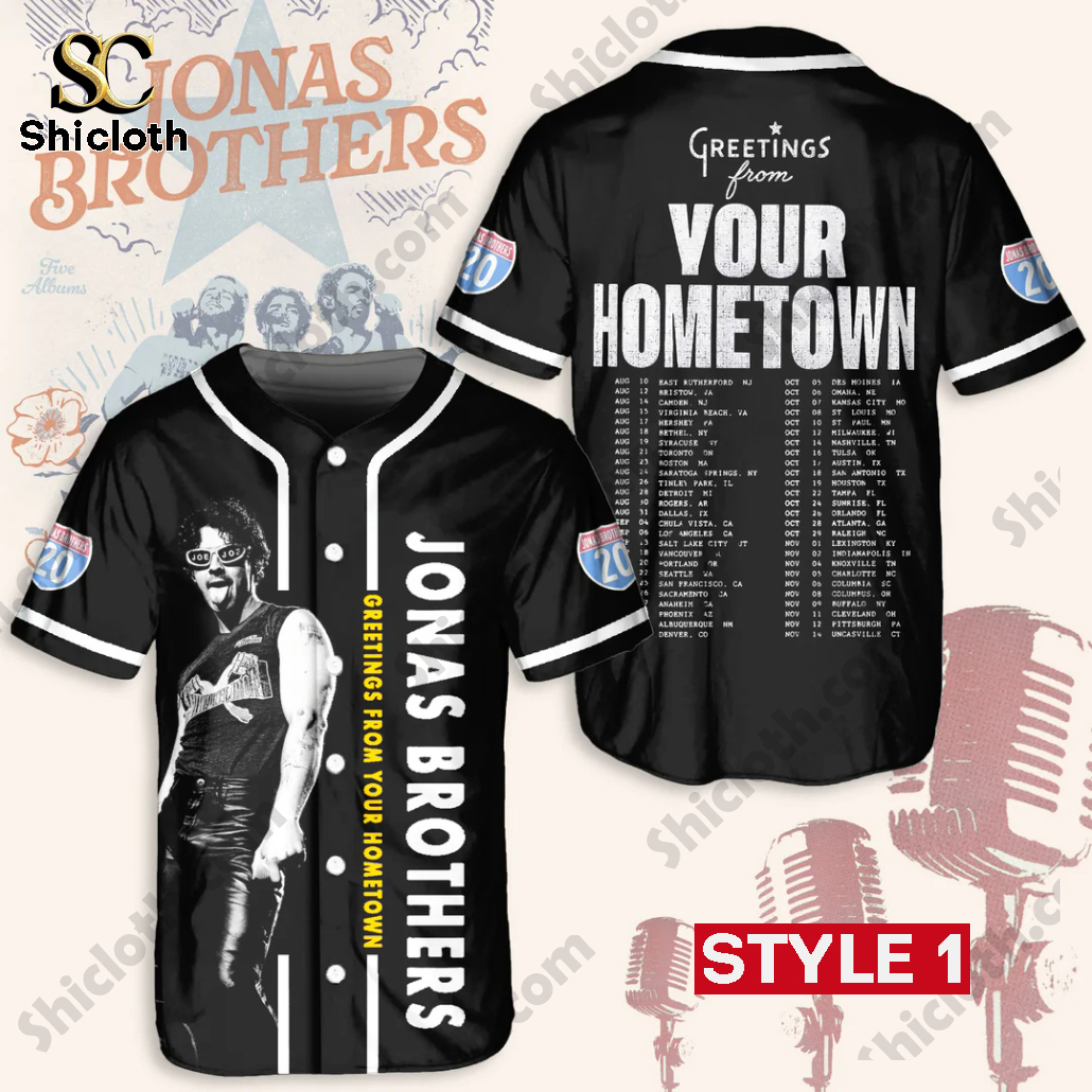 Jonas Brothers 20th Anniversary 2025 MLB Jersey