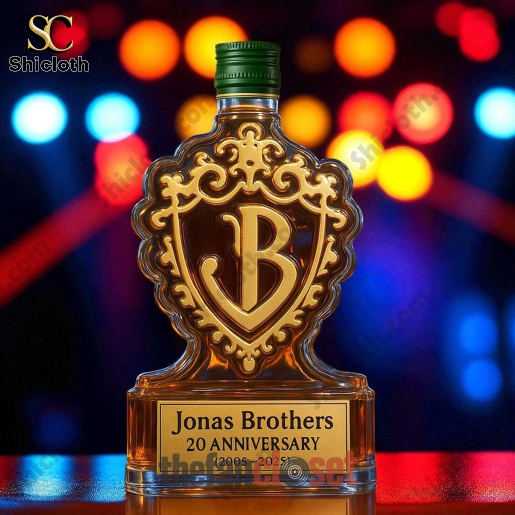 Jonas Brothers 20th Anniversary Limited Edition Whiskey Bottle 3 Jonas Brothers 20th Anniversary Limited Edition Whiskey Bottle - Image 3