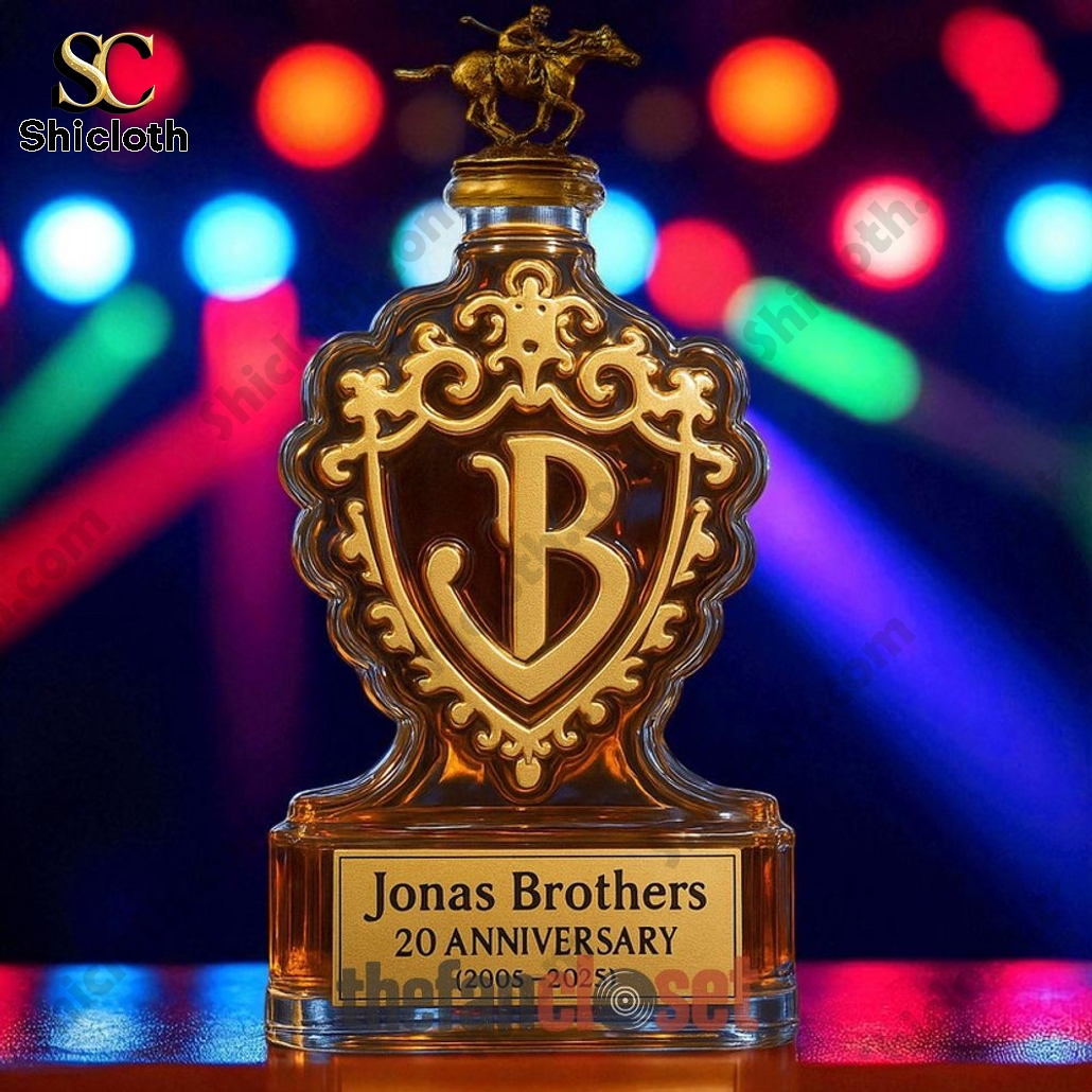 Jonas Brothers 20th Anniversary Limited Edition Whiskey Bottle 4 Jonas Brothers 20th Anniversary Limited Edition Whiskey Bottle - Image 4