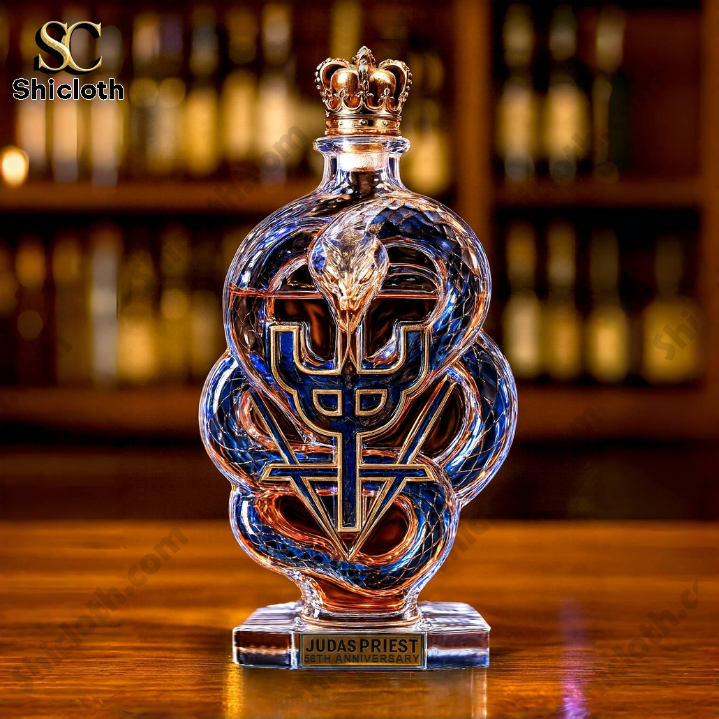 Judas Priest 56TH Anniversary Whiskey Bottle