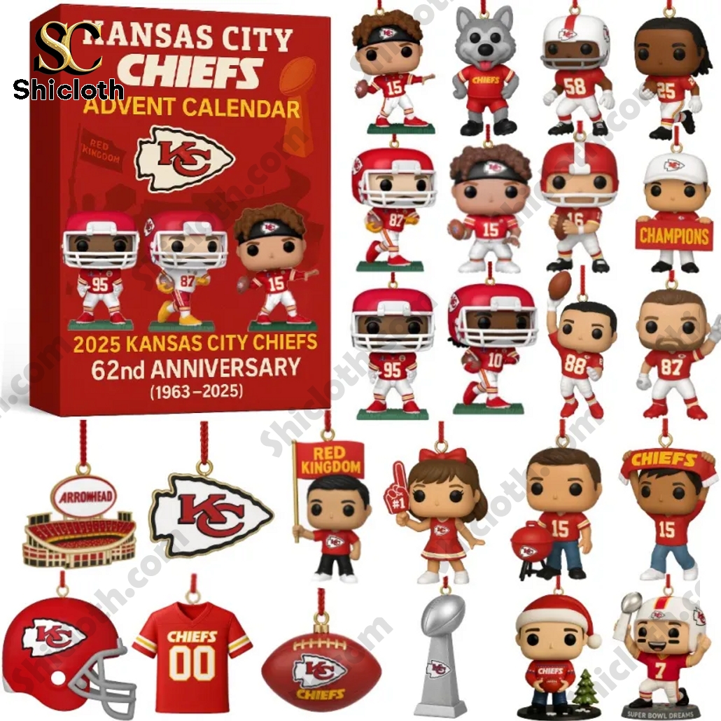 Kansas City Chiefs 2025 62nd Anniversary Advent Calendar