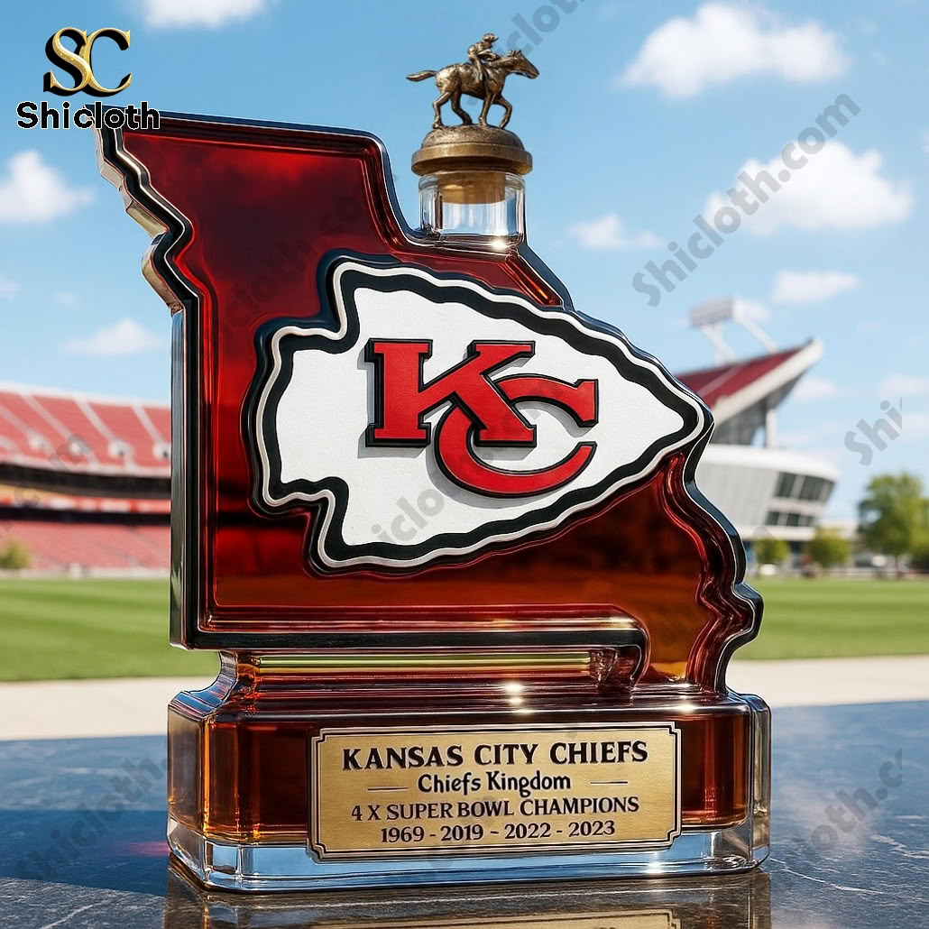 Kansas City Chiefs 66th Anniversary Whiskey Bottle 3 Kansas City Chiefs 66th Anniversary Whiskey Bottle - Image 3