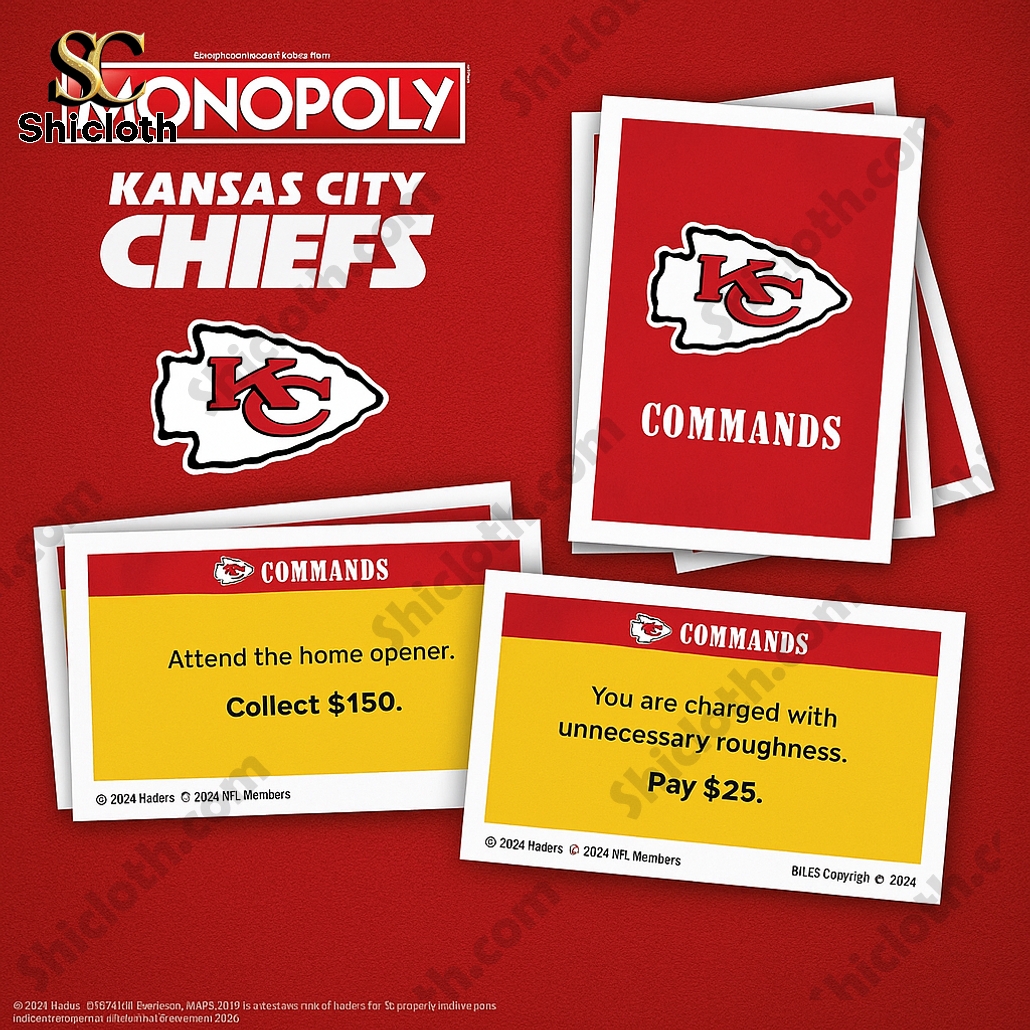 Kansas City Chiefs NFL Monopoly Game 4 Kansas City Chiefs NFL Monopoly Game - Image 4