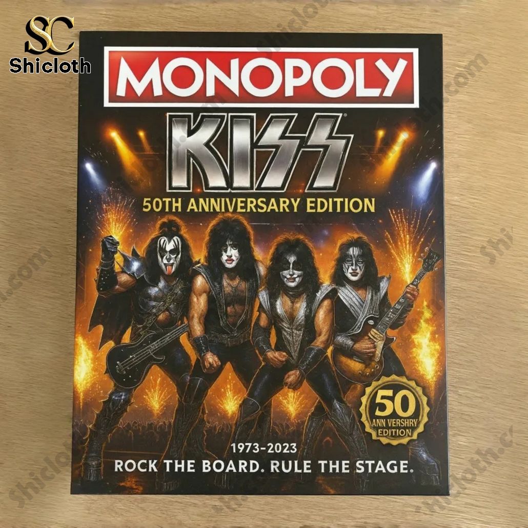 Kiss 50th Anniversary Edition Monopoly Board Game