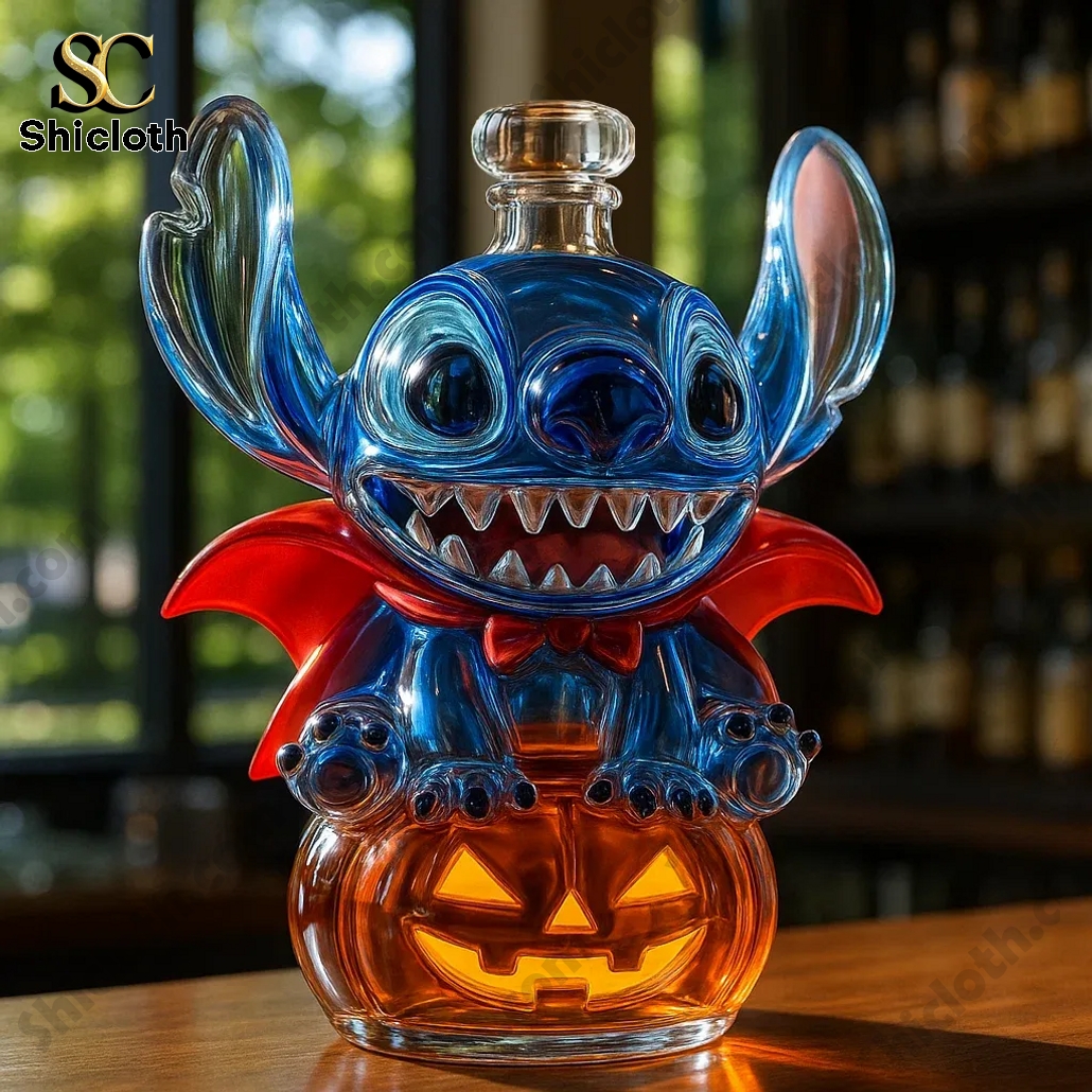 Lilo & Stitch Halloween Edition Whiskey Bottle
