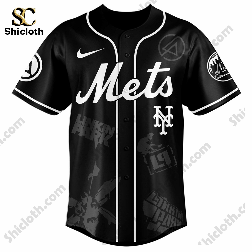 Linkin Park Tour Edition Limited 2025 New York Mets Jersey 5 Linkin Park Tour Edition Limited 2025 New York Mets Jersey - Image 5