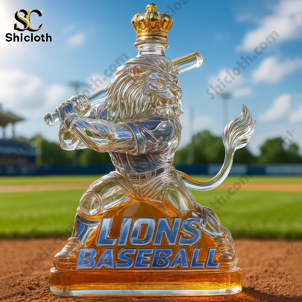 Lion-Heart Slugger Whiskey Bottle