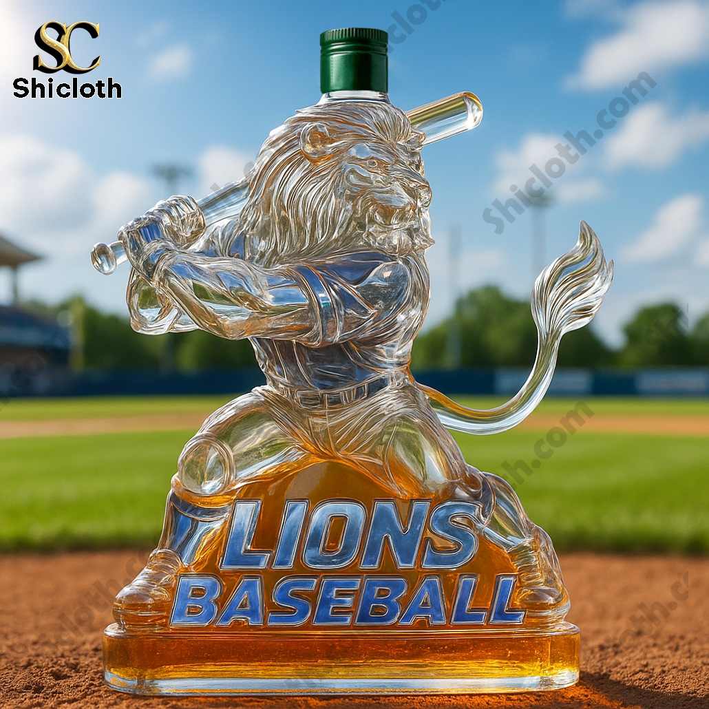 Lion-Heart Slugger Whiskey Bottle 3 Lion-Heart Slugger Whiskey Bottle - Image 3
