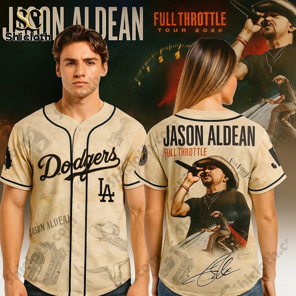 Los Angeles Dodgers x Jason Aldean Baseball Jersey 2025 Jersey