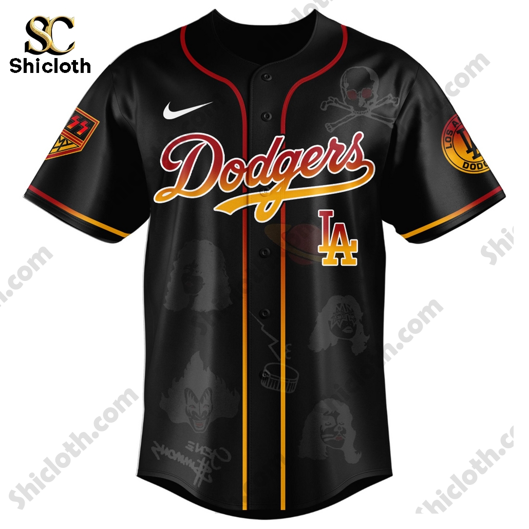 Los Angeles Dodgers x Kiss Army 50th Anniversary 2025 Jersey 4 Los Angeles Dodgers x Kiss Army 50th Anniversary 2025 Jersey - Image 4