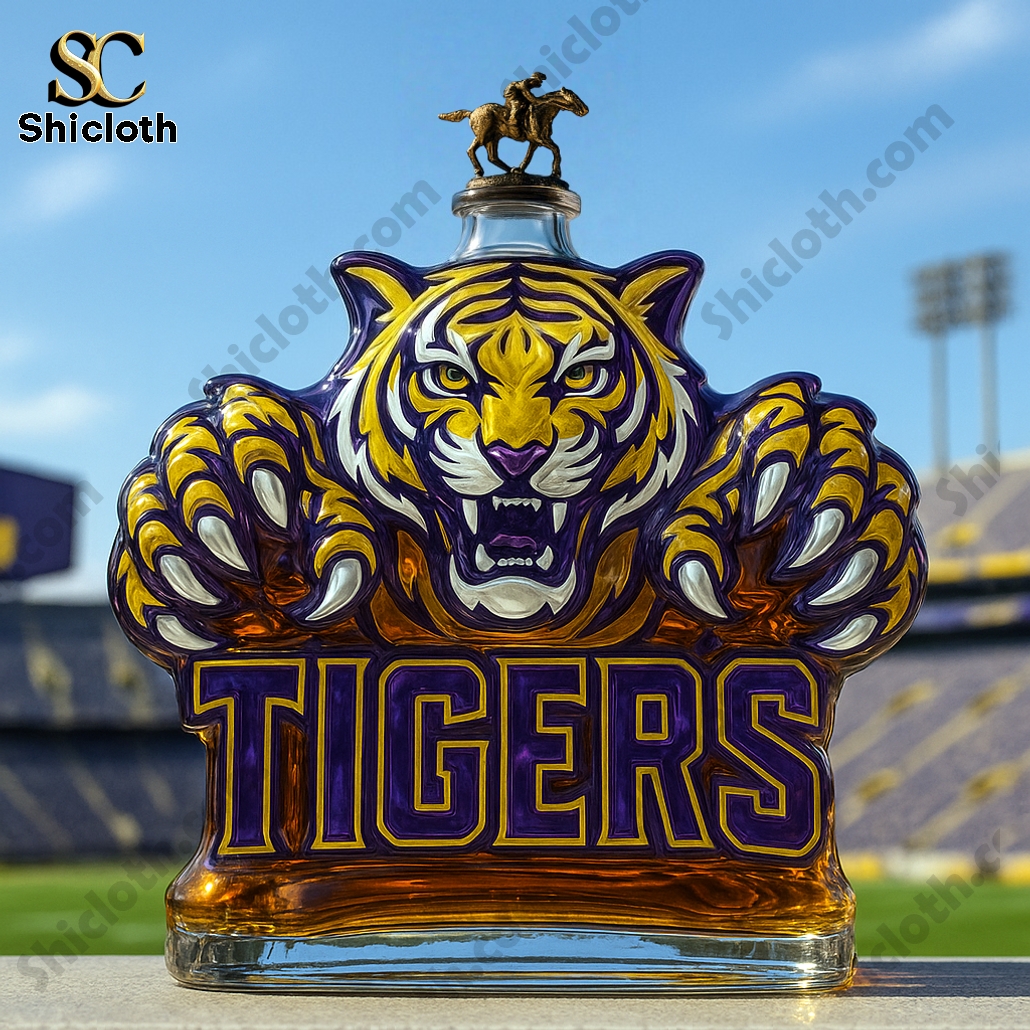 LSU Tigers Limited Edition Whiskey Bottle 3 LSU Tigers Limited Edition Whiskey Bottle - Image 3