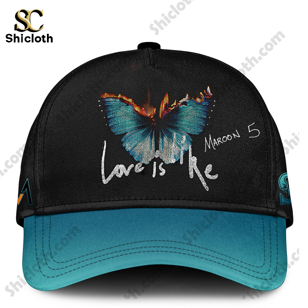 Alternative view of Maroon5 LOVE IS LIKE 2025 Us Fall Tour Baseball Jersey