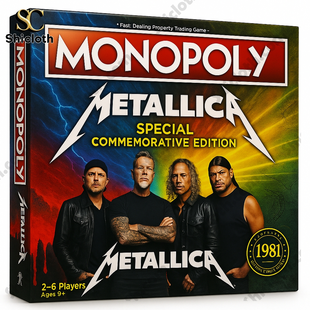 Metallica Special Commemorative Edition Monopoly Board Game