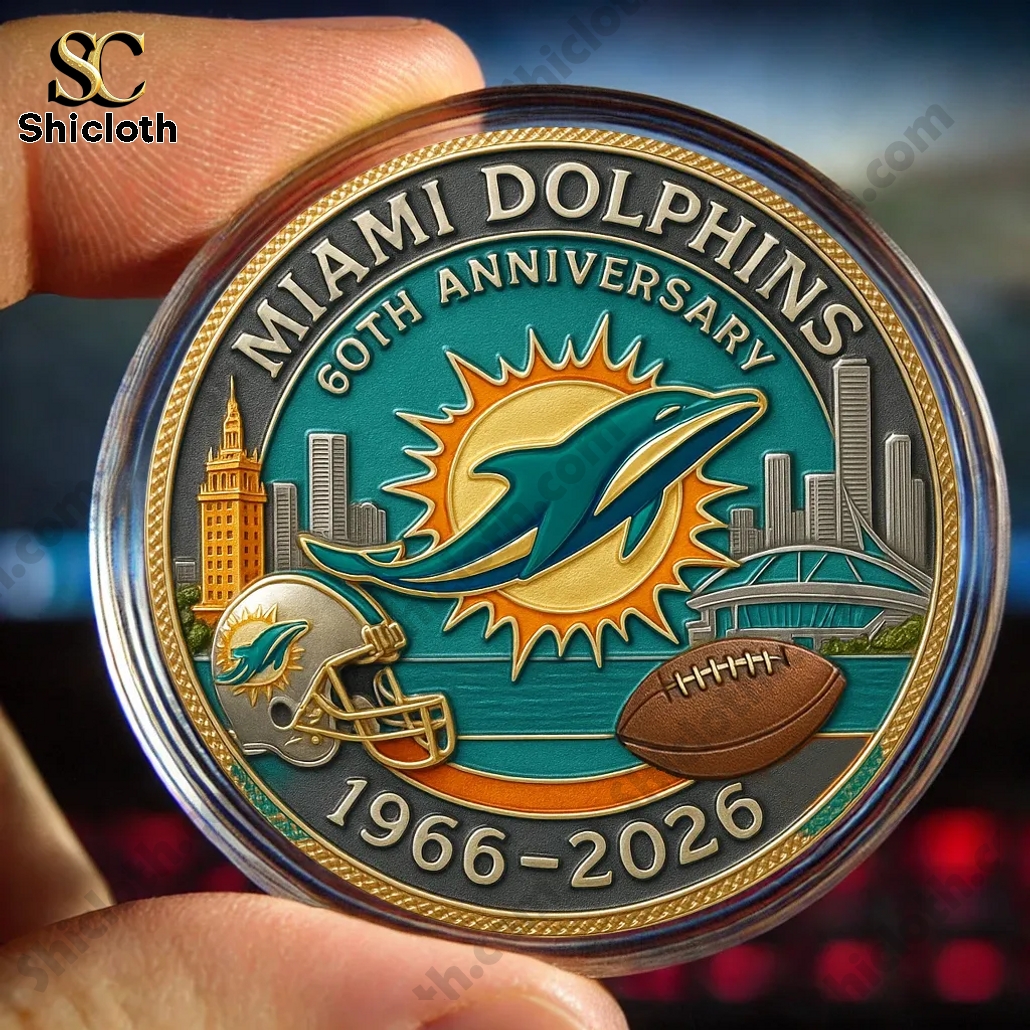 Miami Dolphins 60th Anniversary Commemorative Coin