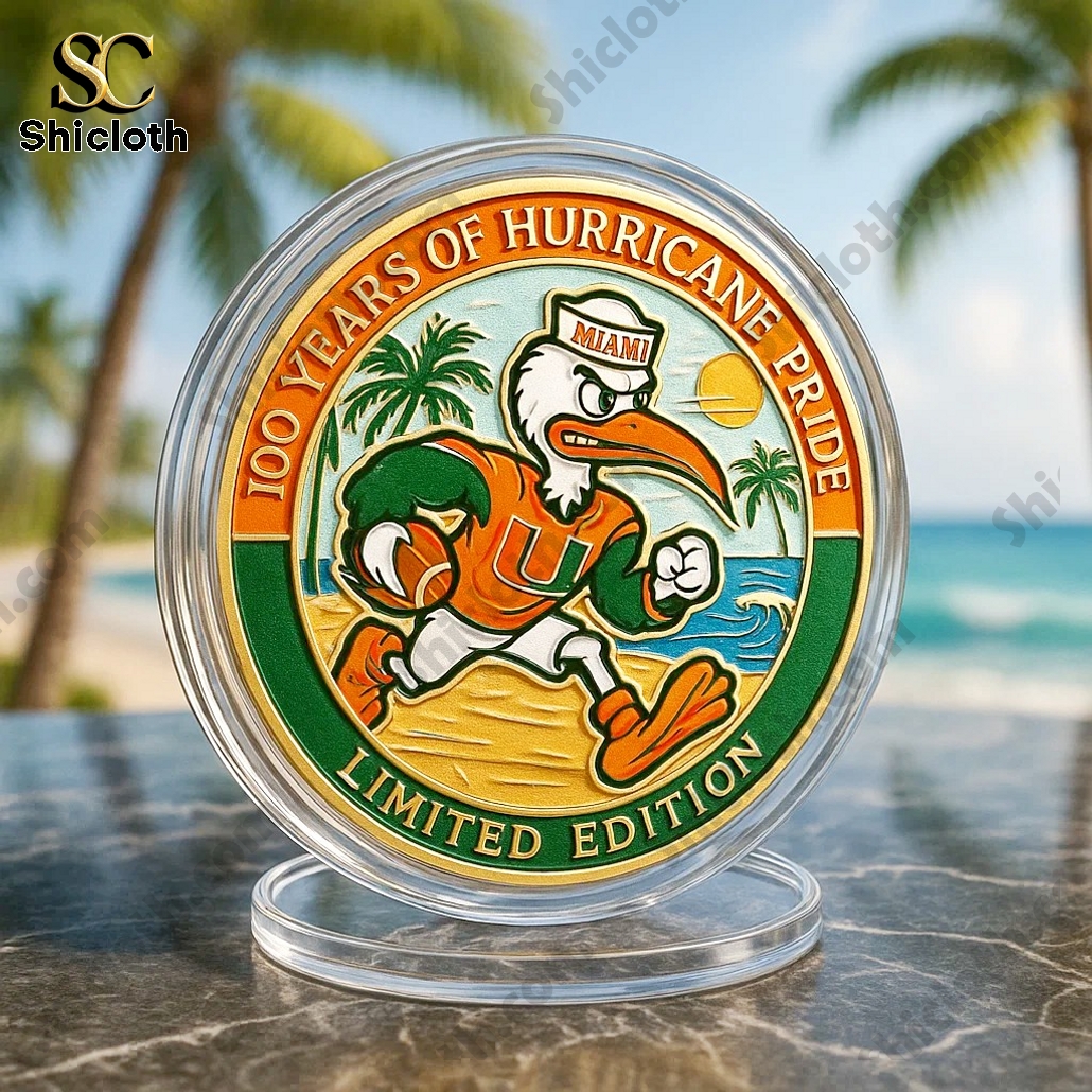 Miami Hurricanes Limited Edition 100th Anniversary Commemoration Coin