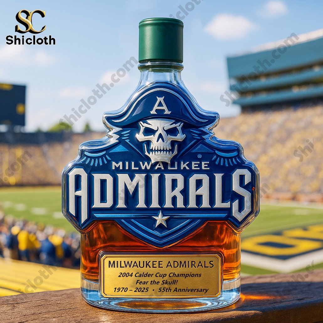 Milwaukee Admirals 35 Anniversary Whiskey Bottle 3 Milwaukee Admirals 35 Anniversary Whiskey Bottle - Image 3