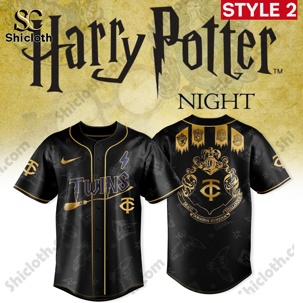 Alternative view of Minnesota Twins x Harry Potter Limited Edition 2025 Baseball Jersey