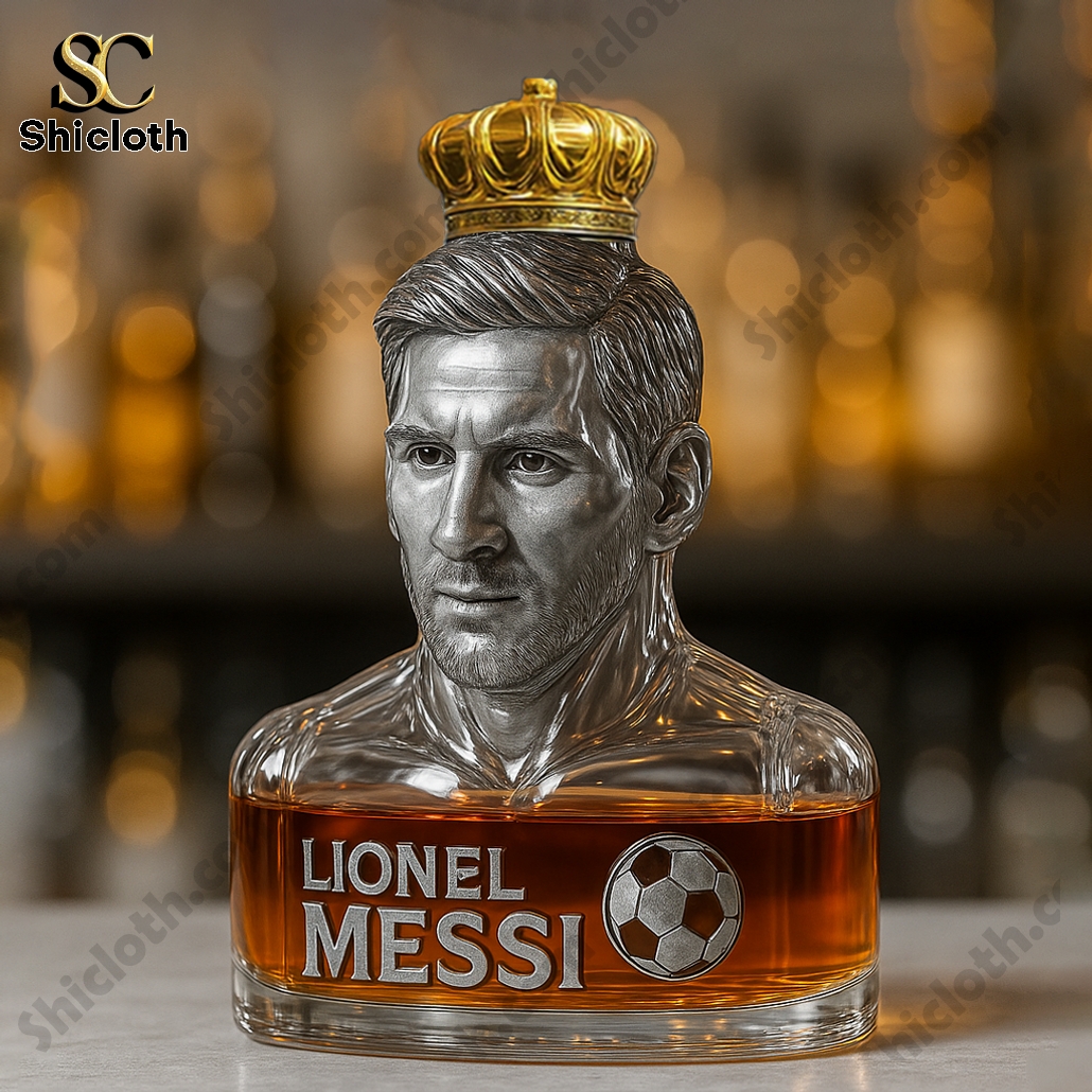 MLS Inter Miami The Goat Lionel Messi Whiskey Bottle