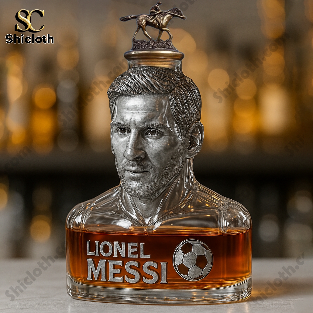 MLS Inter Miami The Goat Lionel Messi Whiskey Bottle 3 MLS Inter Miami The Goat Lionel Messi Whiskey Bottle - Image 3