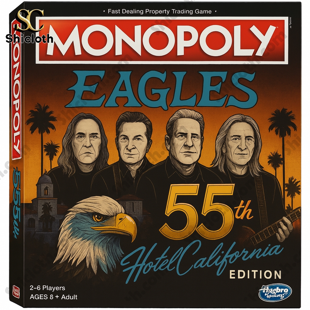 Monopoly Eagles 55th Anniversary Hotel California Special Commemorative Edition