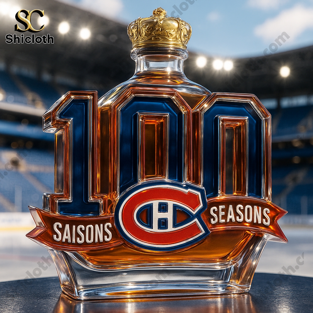 Montreal Canadiens Commemorative Whiskey Bottle