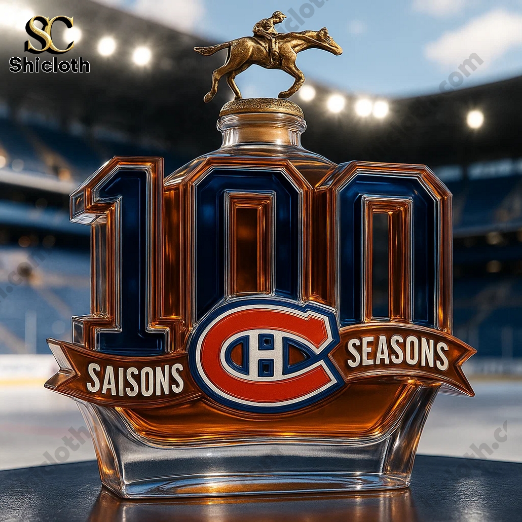 Montreal Canadiens Commemorative Whiskey Bottle 3 Montreal Canadiens Commemorative Whiskey Bottle - Image 3