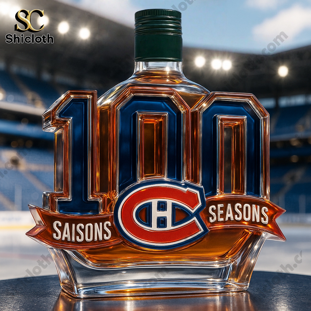 Montreal Canadiens Commemorative Whiskey Bottle 4 Montreal Canadiens Commemorative Whiskey Bottle - Image 4