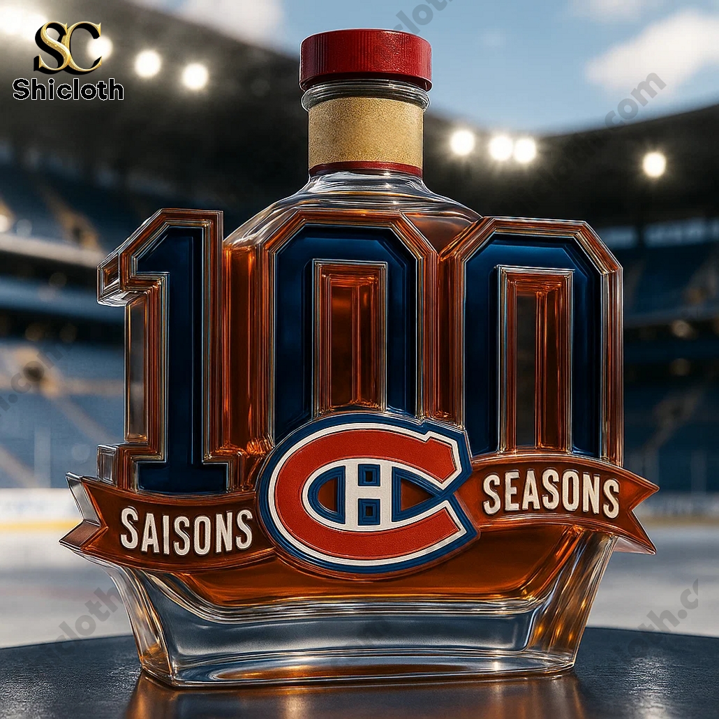 Montreal Canadiens Commemorative Whiskey Bottle 6 Montreal Canadiens Commemorative Whiskey Bottle - Image 6