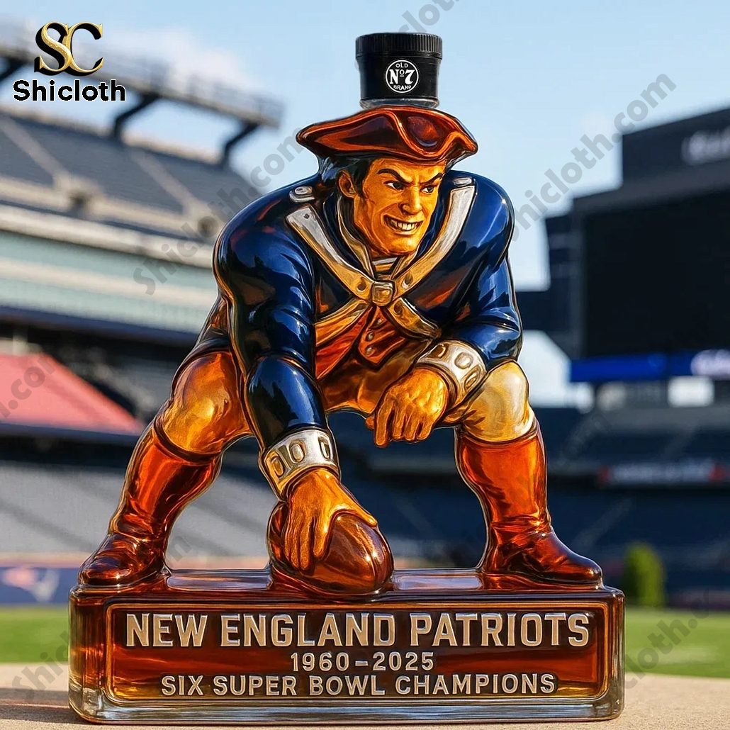 New England Patriots 65th Anniversary Limited Edition Whisky Bottle 3 New England Patriots 65th Anniversary Limited Edition Whisky Bottle - Image 3