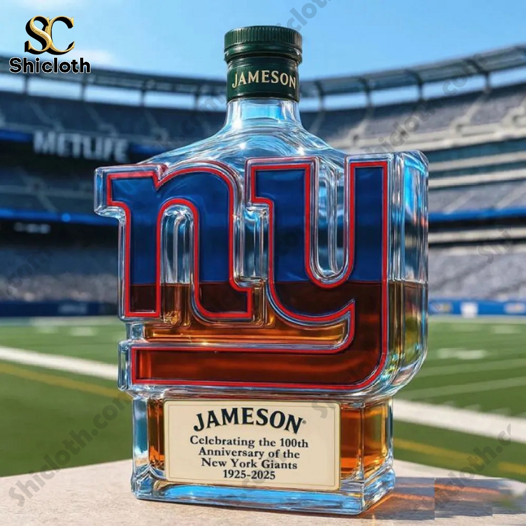 New York Giants 100th Anniversary Edition Whiskey Bottle 3 New York Giants 100th Anniversary Edition Whiskey Bottle - Image 3