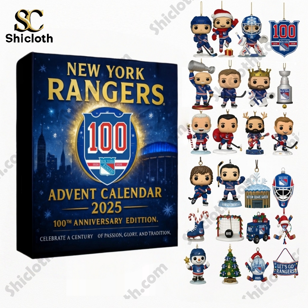 New York Rangers 100th Anniversary 2025 Advent Calendar