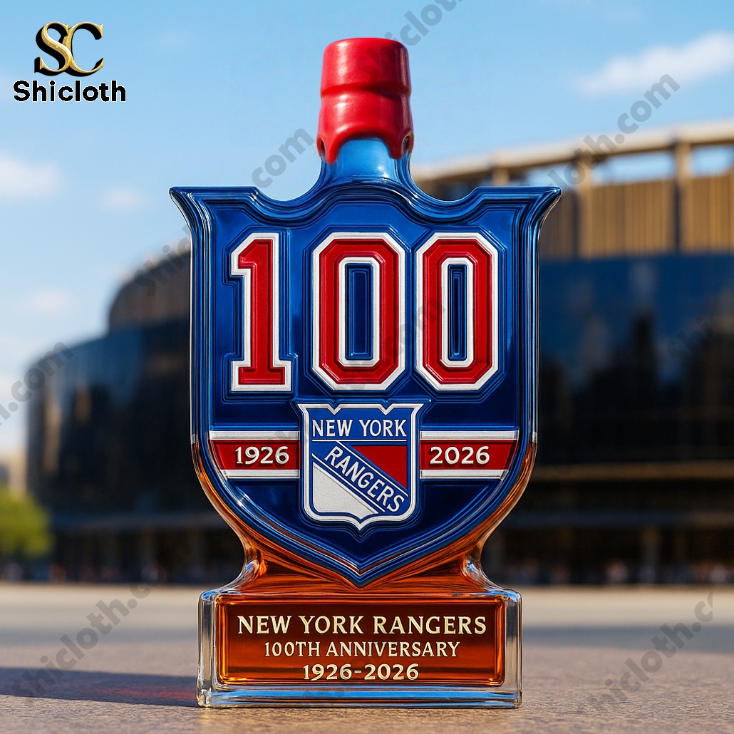 New York Rangers 100th Anniversary Whiskey Bottle 5 New York Rangers 100th Anniversary Whiskey Bottle - Image 5